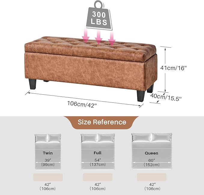 Brown - Faux Leather