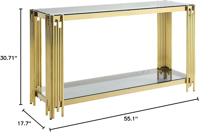 Gold - Console Table
