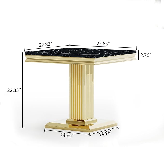 Black Golden-1 End Table