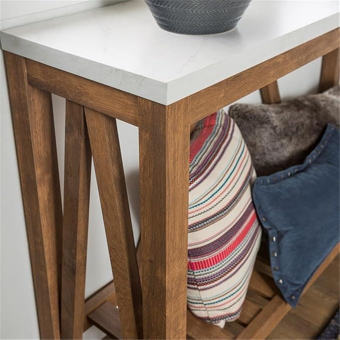 Faux Marble-walnut
