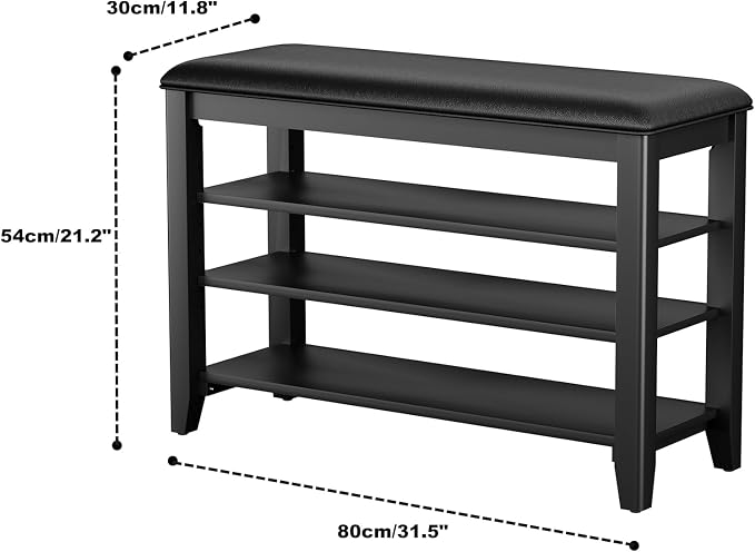 Black (Leather Cushion)