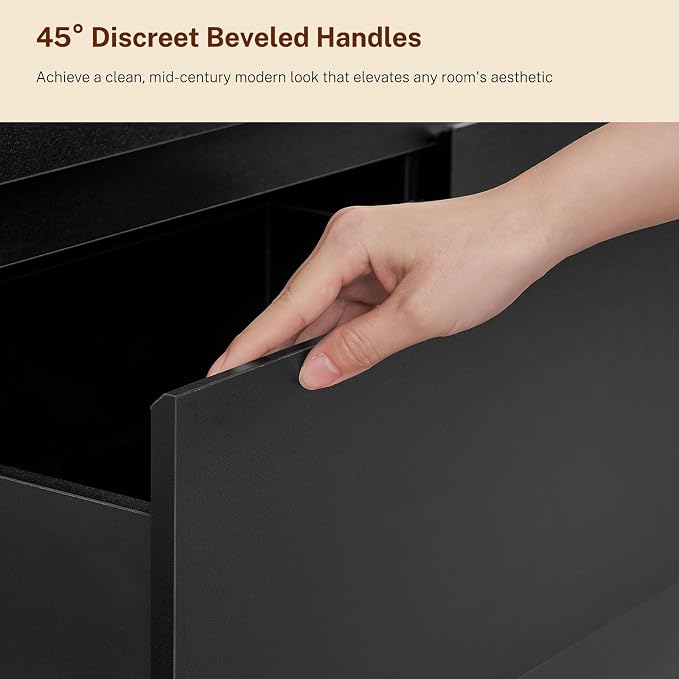 Black, 9 Drawers
