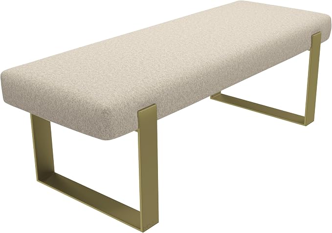 Faux Merino Wool Cream - Burnished Brass