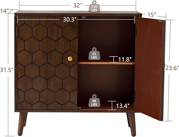 Brown Honeycomb Pattern