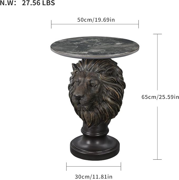 02 Lion - Antique Bronze