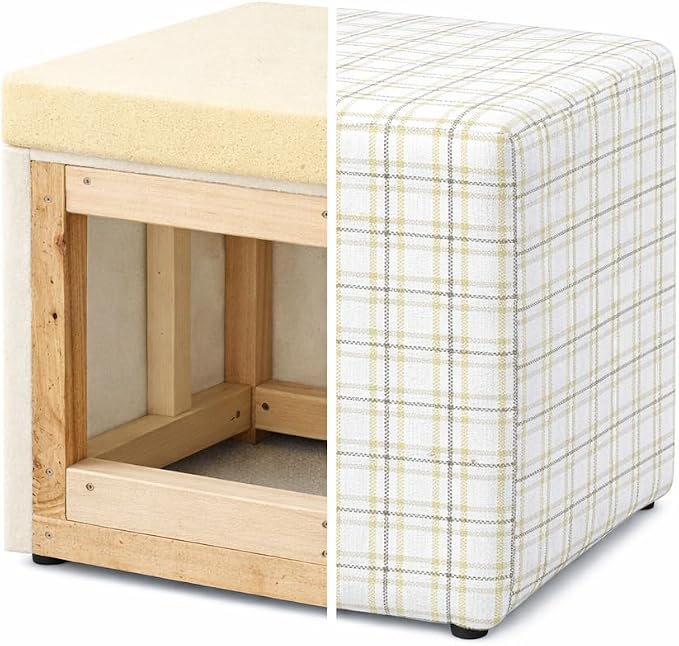 Natural Woven Plaid