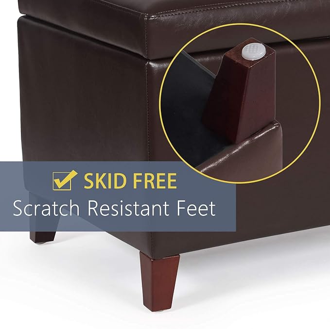 Brown Leather-lift Top