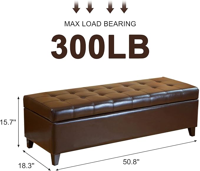 Faux Leather Brown