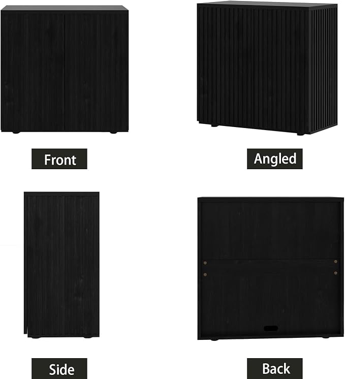 Matte Black - Fluted