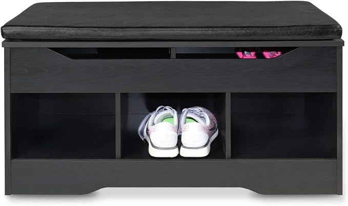 Shoe Bench - Black Oak