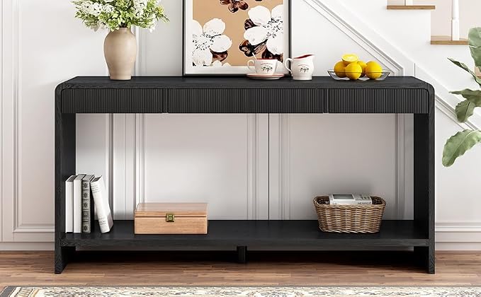59.00'' Black (3-drawer)