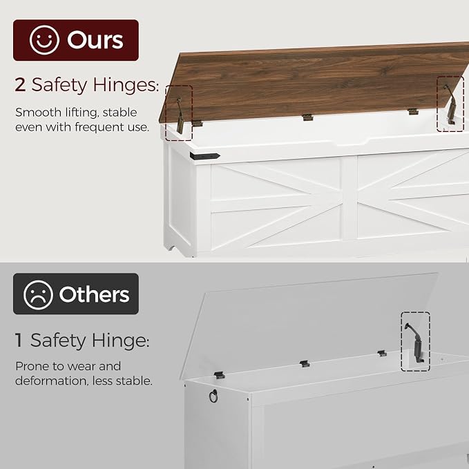 White + Walnut