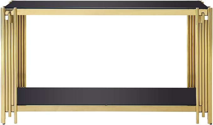 A-console Table-black Gold