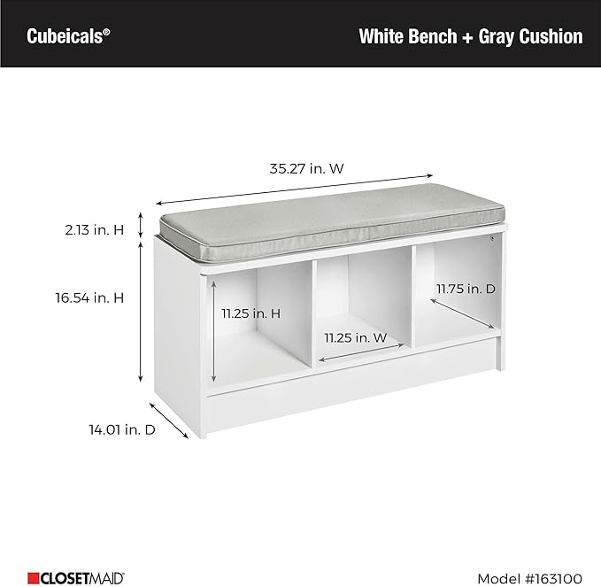 White With Gray Cushion
