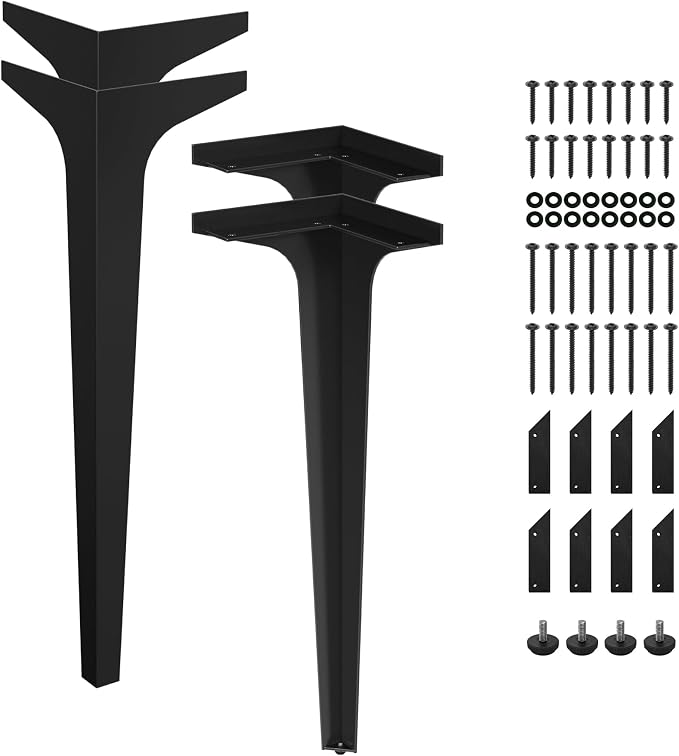 Black - Single Table Leg