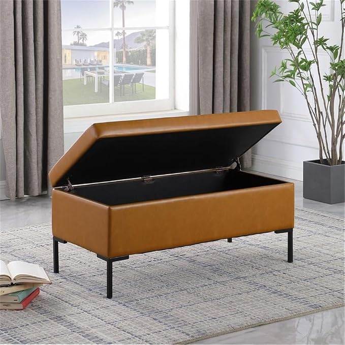 Faux Leather Brown