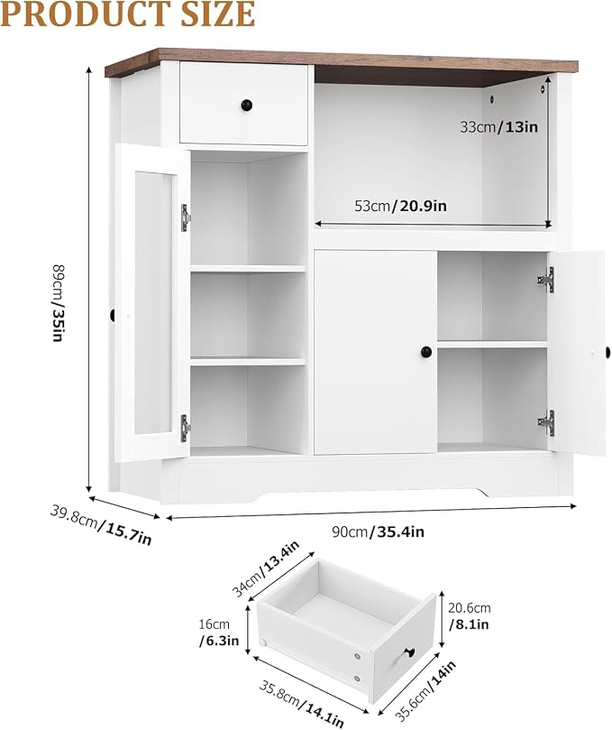 White & Walnut