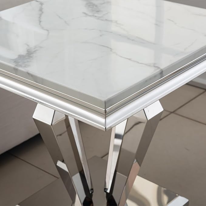 End Table - White Gold