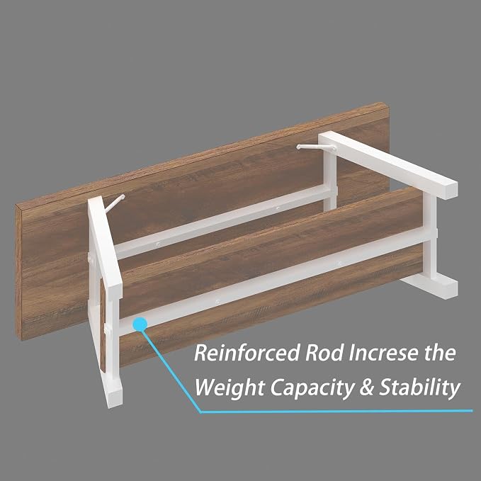 White and Rustic Oak
