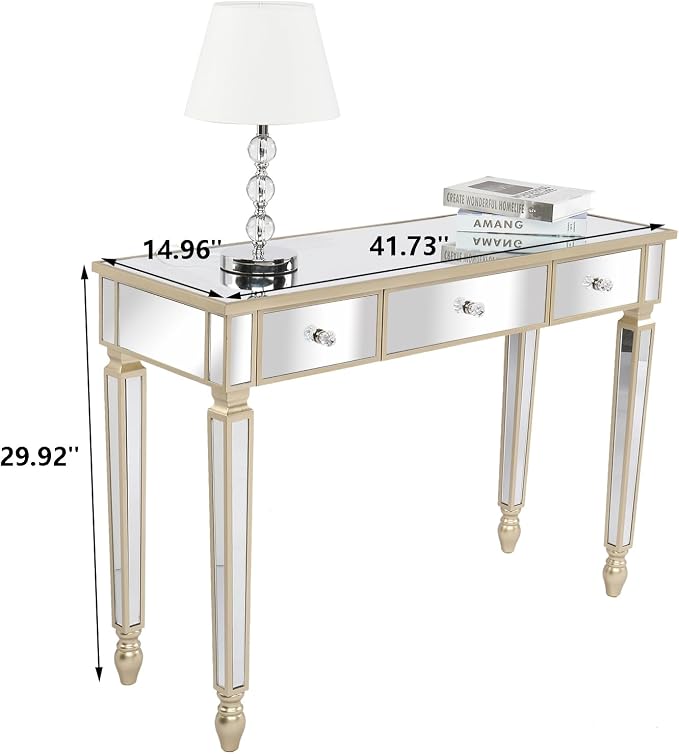 Champagne Gold 3 Drawers