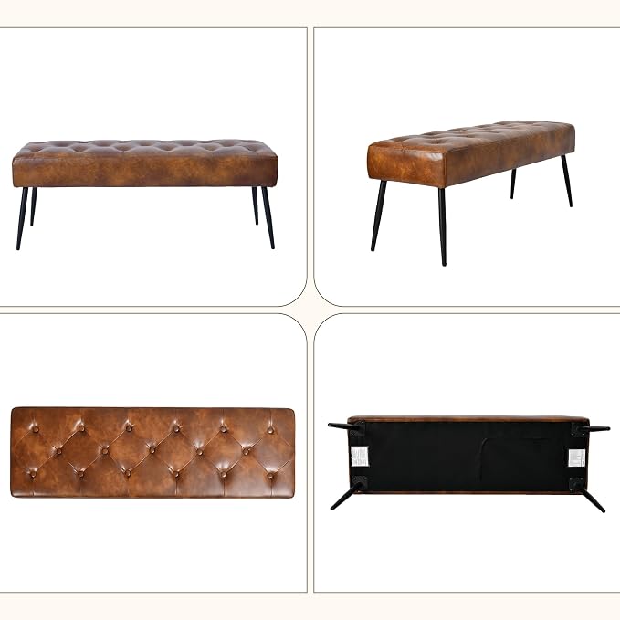 Yellowish Brown Leather