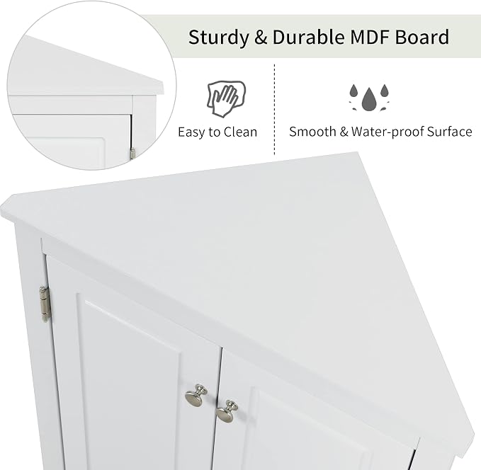 White + Medium Density Fiberboard