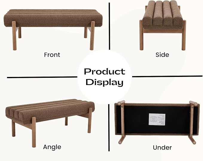 Natural Wood+brown Chenille