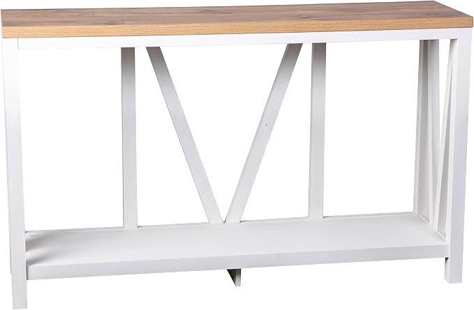Brushed White Wash/Warm Oak