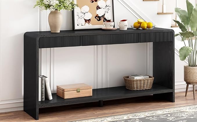 59.00'' Black (3-drawer)