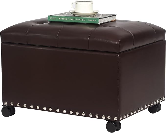 Brown With Casters