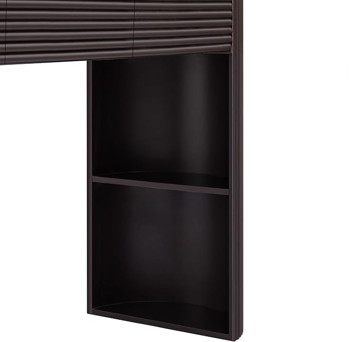 Espresso W/Fluted Drawer
