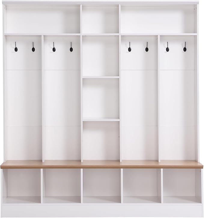 White/Open Compartment