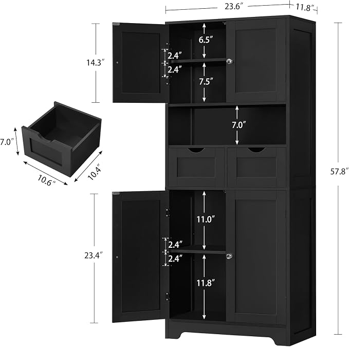 Black-4 Shelves
