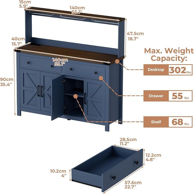 Blue/Wood