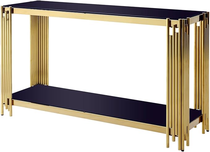 A-console Table-black Gold