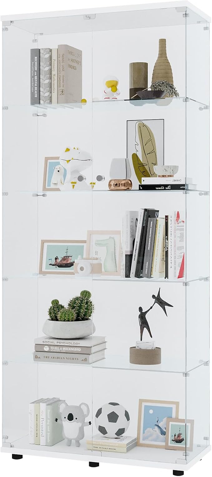 White - 2 Doors & 5 Shelves