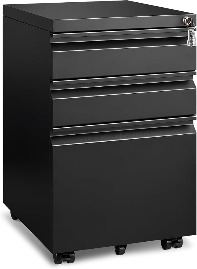 Black 3-drawer