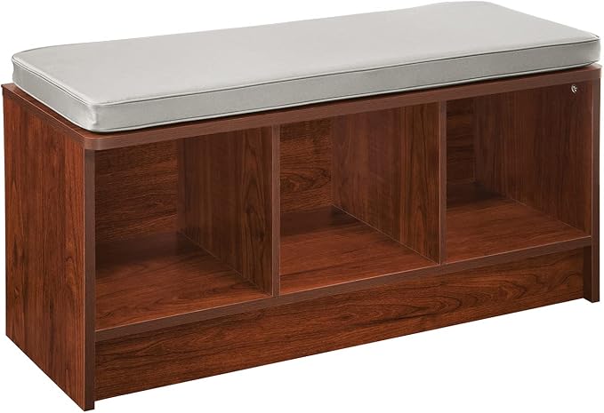 Dark Cherry With Gray Cushion