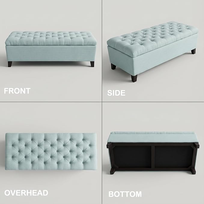 Storage Bench-light Blue