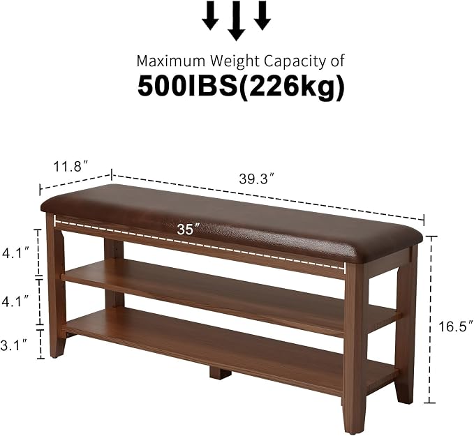 Walnut-leather Seat