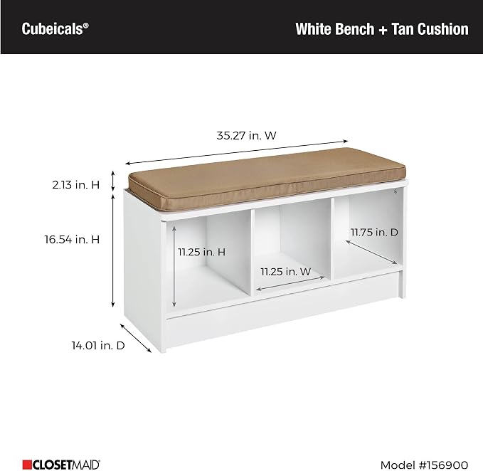 White With Tan Cushion