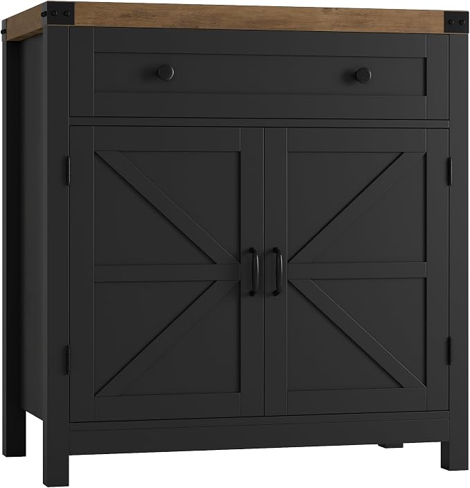 Black / Rustic Brown