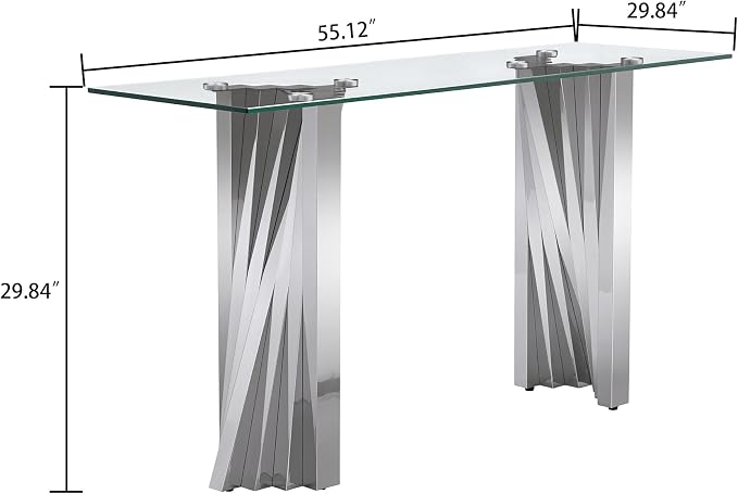 Silver Sofa Table