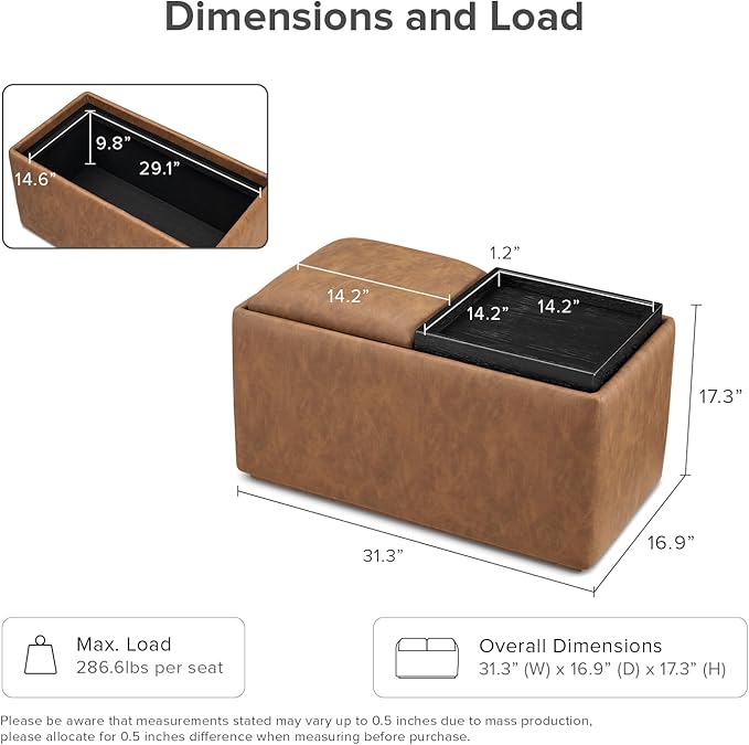 Brown Pu Leather, Rect.