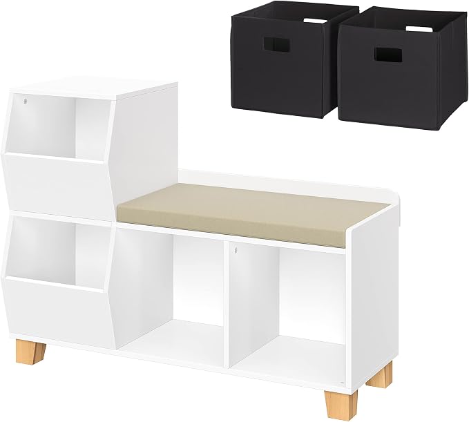 White With 2 Black Bins