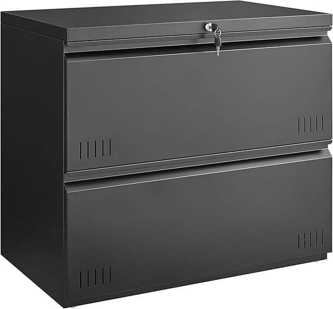 Black 2-drawer Lateral