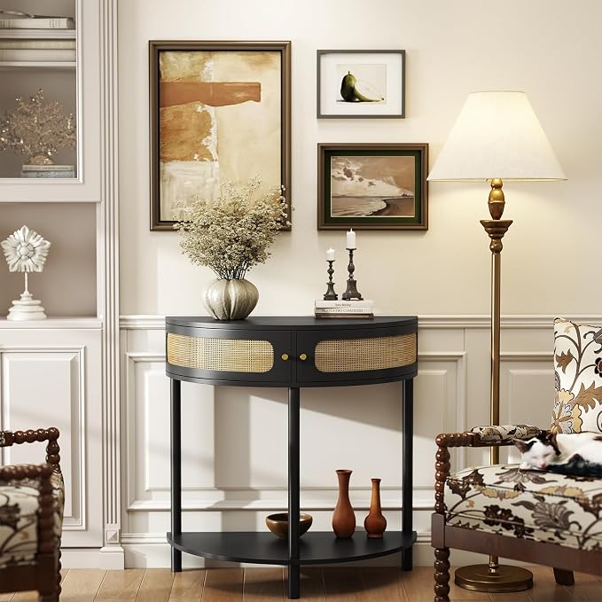Black - Rattan Design