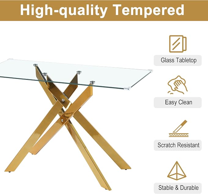 Gold-console Table