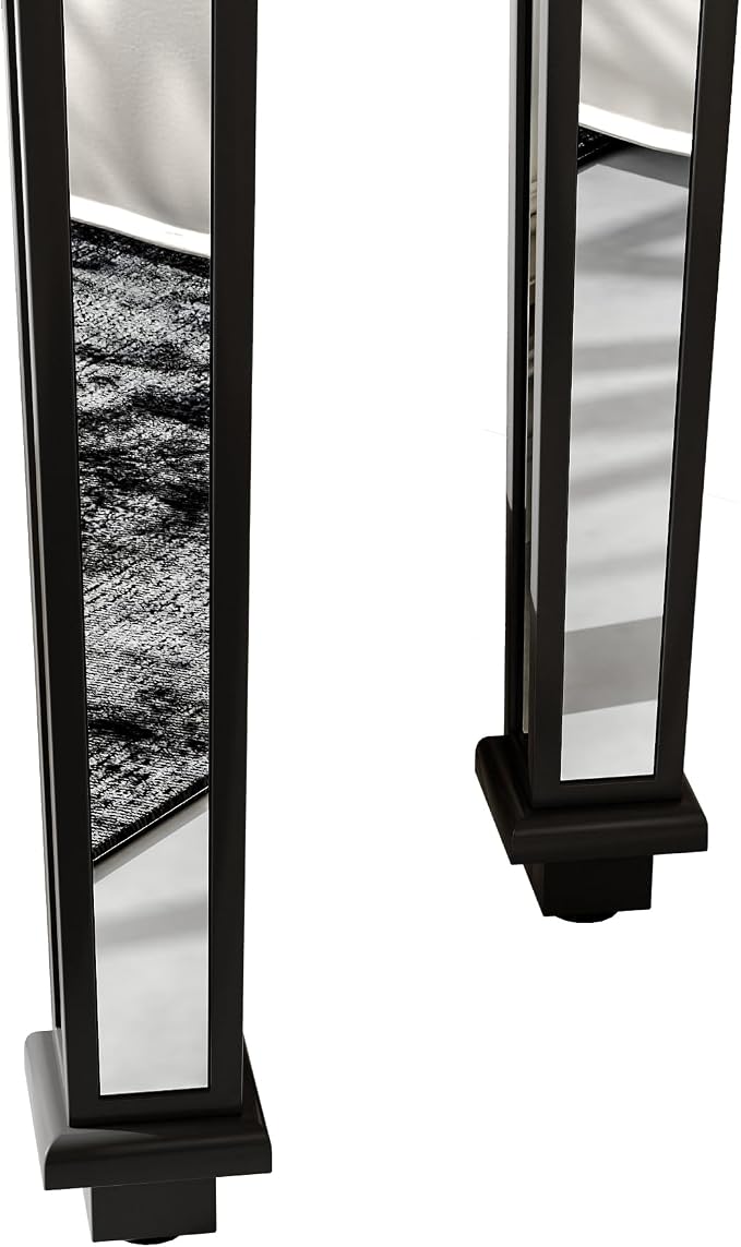 Black Carved Wood