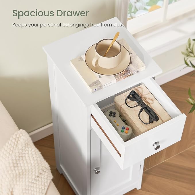 White, 1 Drawers